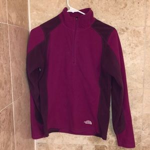 Northface fleece quarter zip